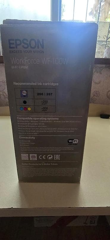 Epson WorkForce WF‑100W portativ printer - Növ: A4 rəngli inkjet