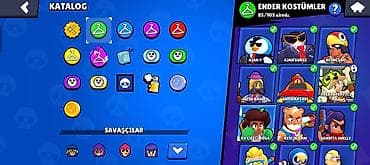 Ovçuluq və balıqçılıq: Brawl Stars hesabı – yüksək səviyyəli, zəngin kolleksiya Ümumi — 4