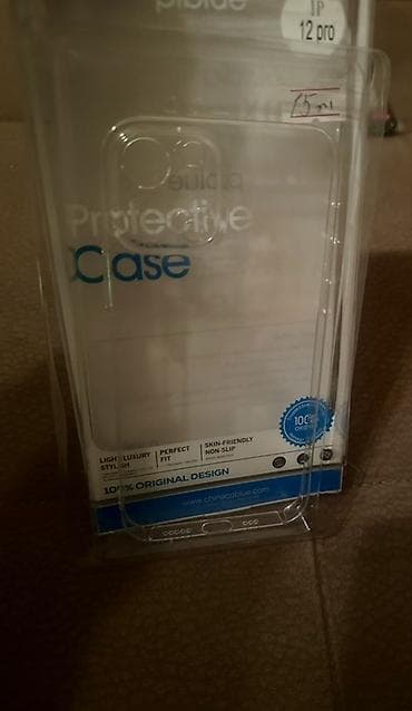 Şeffaf qoruyucu telefon qabı – iPhone 12 Pro üçün Az ishlanib 15 azn
