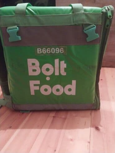 Avtoservis avadanlıqları: Bolt Food termo çatdırılma çantası - Rəng: yaşıl, Bolt Food loqolu - — 1