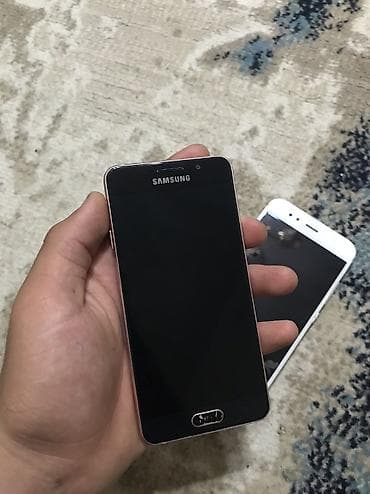 iphone 100 pro max: Samsung Galaxy A3 2016, 16 GB, rəng - Qızılı, Sensor, İki sim kartlı — 1