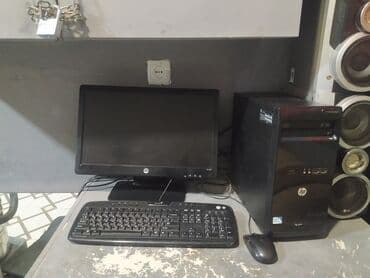 HP masaüstü kompüter seti Komplekt: - HP Pro sistem bloku (ön paneldə