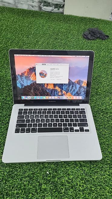 macbook pro: Apple MacBook Pro 13" (Mid 2012) – gümüş alüminium korpus, qara — 1