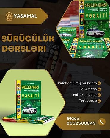 dirnaq kurslari: Yasamal bölgəsində Sürücülük dərsləri Sürücülük vəsiqəsi almaq üçün — 1