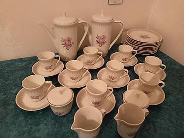 caydan: Çay dəsti, rəng - Ağ, Farfor — 6