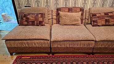 Divan və kreslo dəstləri: İşlənmiş, Künc divan, Divan, Bazasız, Açılmayan — 4
