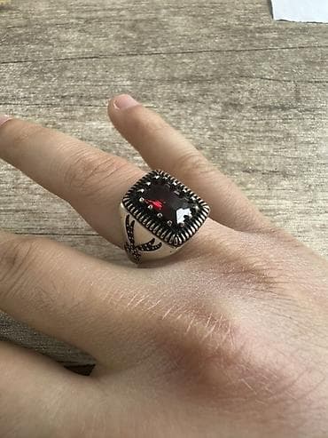 Наручные часы: Кольцо, Серебро, Гранат — 1