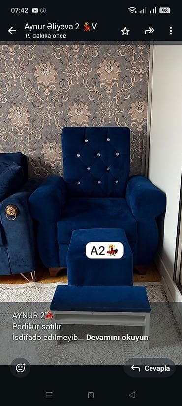 kohne mebeller: AYNUR 2💃 Pedikür satılır İsdifadə edilmeyib Qiymeti 250 azn — 1