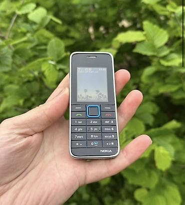 noki 6300: Nokia 6300 4G, rəng - Qara, Düyməli — 1