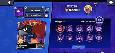 bilezik: Brawl Stars hesabı – yüksək kubok və zəngin kontent - Kupa yolu — 1