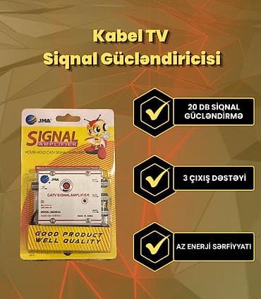wifi amplifier: JMA Kabel TV (CATV) Siqnal Gücləndiriciləri – ev və obyektlərdə — 3