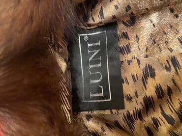 шуба из овчины азербайджанская: Yunanistandan getirilmish, qizili torpaq rengli, boynu sobol, norka — 2