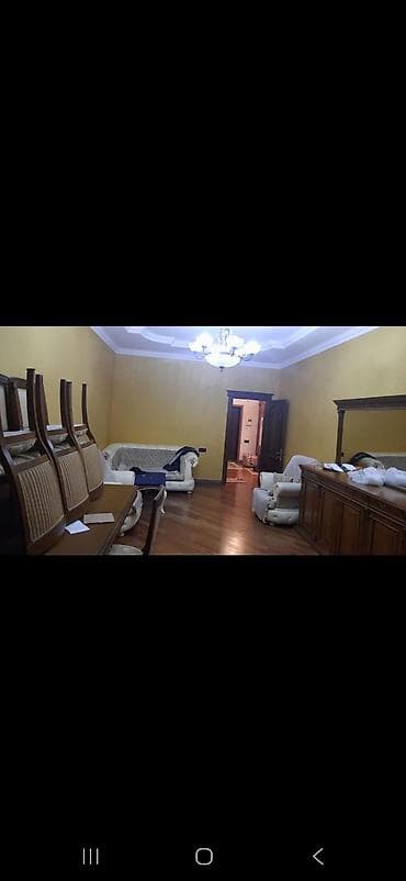 stol stul ev ucun: Klassik üslubda qonaq otağı dəsti - 1 ədəd geniş divan (açıq krem — 3