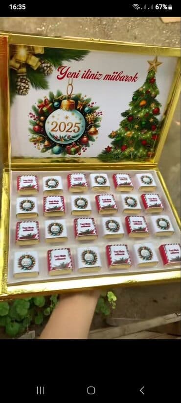 Şokolad və konfetlər