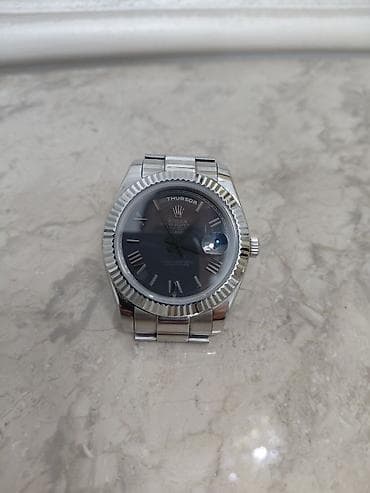 Qol saatları: İşlənmiş, Qol saatı, Rolex, rəng - Gümüşü — 7