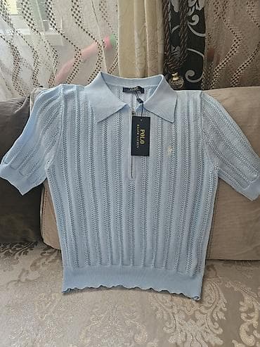 pol sapoglar: Polo Ralph Lauren qadın köynəyi - Model: polo yaxalı, qısaqol - — 1