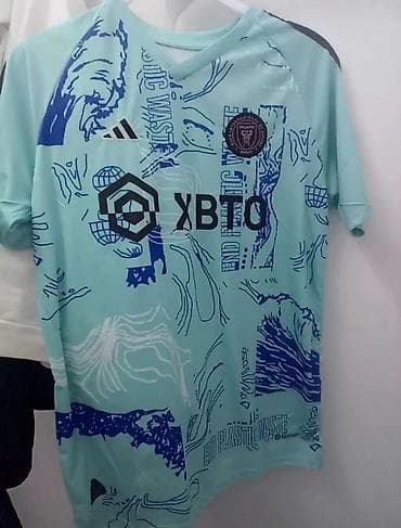 Futbolkalar: Futbolka, Adidas, M, rəng - Mavi — 3