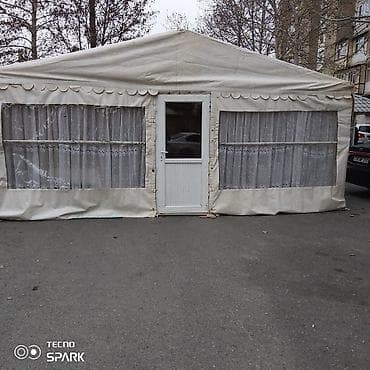 İcarəyə/verilir: tədbir çadırı və komplekt mebel dəsti - Ağ rəngdə