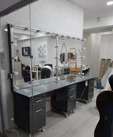 pol yonan: Müasir salon üçün peşəkar iş masaları və güzgü sistemləri - Makiyaj — 10