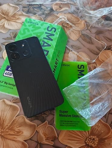 star x mini 1 hd: Infinix Smart 7 HD, 64 GB, rəng - Qara, Sensor — 5