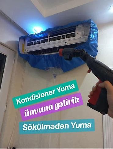 Kondisoner yuyulmasi daxili blok xarici blok her ikisi birlikde 30 azn — 1