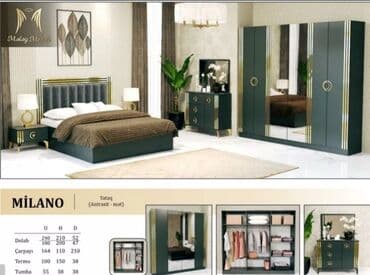 moydadır modelleri: İkinəfərlik çarpayı, Komod, Dolab, 2 tumba, Rusiya, Yeni — 7