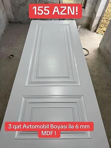 tek kıravat: Yeni Otaq qapısı 90x205 sm Çərçivə ilə, Zəmanətsiz, Ödənişli quraşdırma, Pulsuz çatdırılma — 3