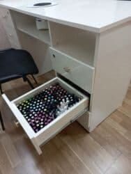 Sifarişlə digər mebel: Düz masa, Siyirməli, Polkalı, Parlaq laminat, Kredit yoxdur — 2