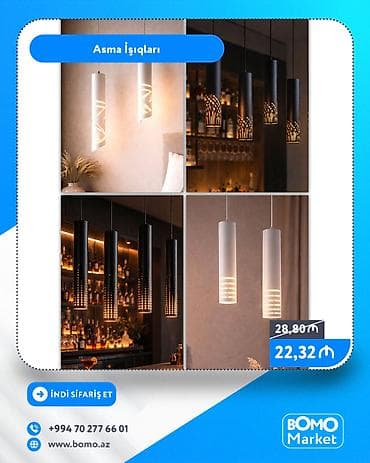 🔥 Asma İşıqları ✅ Marka: No Brand ✅ Patron: GU-10 ✅ Tros: Tənzimlənən lalafo.az -da 🔥 Asma İşıqları ✅ Marka: No Brand ✅ Patron: GU-10 ✅ Tros: Tənzimlənən