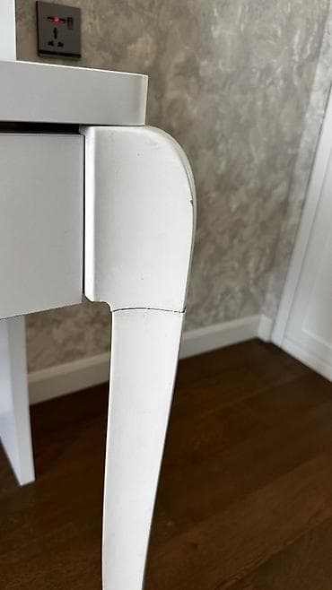 mini stol: Düz masa, Stulsuz, Polkalı, Siyirməli, MDF — 4