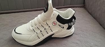 Şəxsi əşyalar: Ağ rəngdə idman üslublu uniseks krossovkalar - Model: “SPORT FASHION” — 4