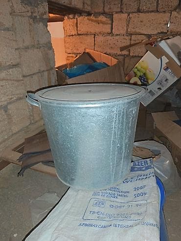 Qazan, rəng - Gümüşü, 5-dən çox l