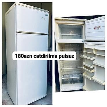 dondurucu xaladenik: İki ədəd ağ rəngli iki qapılı soyuducu satılır. 1) Model 1 (şəkil 1) — 1