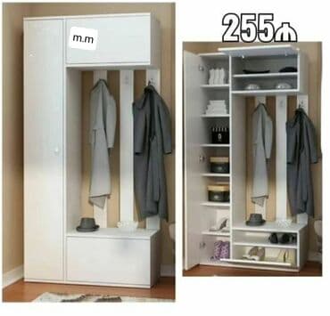 dəhliz mebelləri: Yeni, Açılan, 2 qapılı Düz dolab, Dəhliz dolabı, Azərbaycan — 7