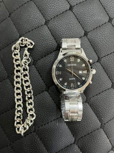 хочу купить часы: Новый, Классические Комплекты с часами, цвет - Серебристый — 1