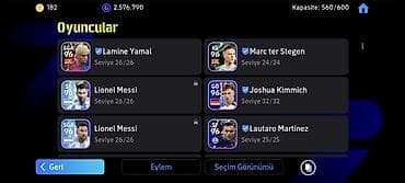 İncəsənət və kolleksiyalar: EFootball hesabı/Pes Hesabı squad satışı – güclü komanda və zəngin — 9