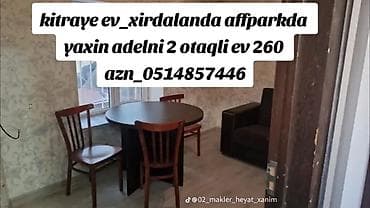 xacmaz dasinmaz emlak: 40 kv. m, 2 otaqlı, Qaz, İşıq, Su — 1
