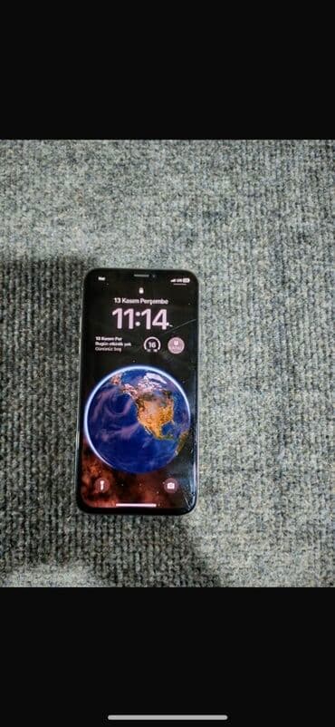 IPhone X, 64 GB, Ağ, Qırıq — 1