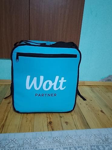 Wolt kuryerləri üçün izotermik çatdırılma çantası təzədir söküntü çirk — 1