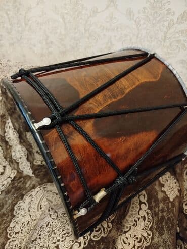 nerd taxta sekilleri: Balaban (nağara) tipli ikitərəfli davul - Korpus: cilalanmış ağac — 8