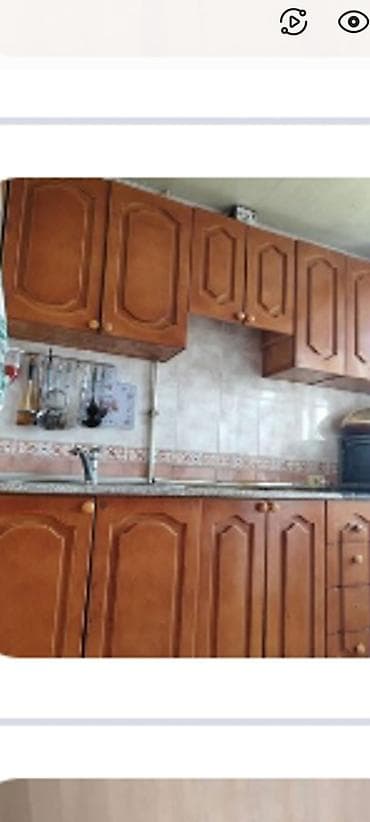 işlenmiş kuxna mebelleri: Mətbəx mebel dəsti - Klassik dizaynlı üst və alt şkaflar komplekti - — 1