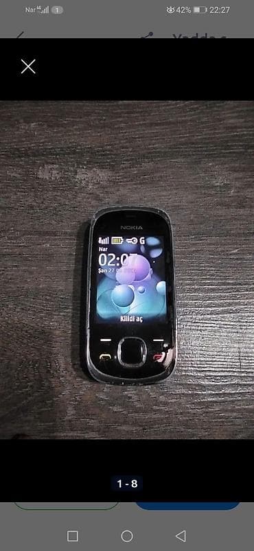telefon konsolu: Nokia 1, 2 GB, rəng - Qara, Düyməli — 4