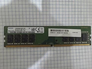 ram yaddaş: Operativ yaddaş (RAM) Samsung, 8 GB, 2666 Mhz, DDR4, PC üçün, İşlənmiş — 8