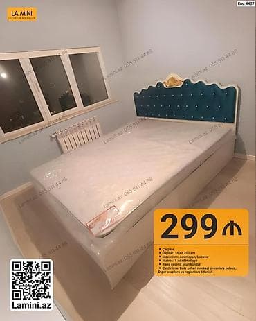 Çarpayı – Kod: 4407 • Ölçü: 160 × 200 sm • Mexanizm: Açılmayan — 1
