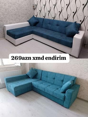 taxta divan: Künc divanlar – müxtəlif modellər və dizaynlar - Model 1: Tünd — 4