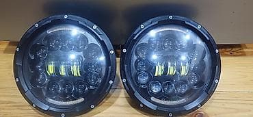 lider diski type 0: Məhsul: 7 düym LED ön faralar (cüt) - Tip: Dairəvi 7" LED faralar, H4 — 1