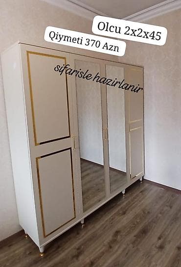 🦄. S. Esi. Dolab sifarisle hazirlanir. Olcu 2x2x45. *Qiymeti 370