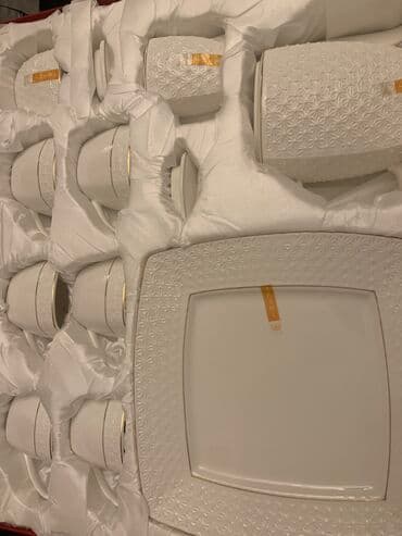 Qəhvə dəsti, rəng - Ağ