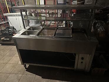 sendiviç panel: Paslanmayan poladdan bufet/xörək paylama vitrini dezgah - Material — 1