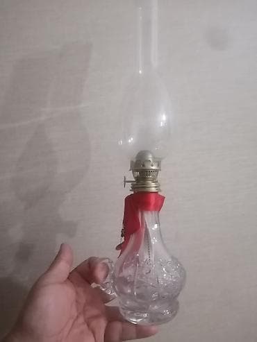 Другие товары для дома: Хрустальная Лампа керосиновая Новая. Noyüt ləmpasi təzə sovet xrustal — 1